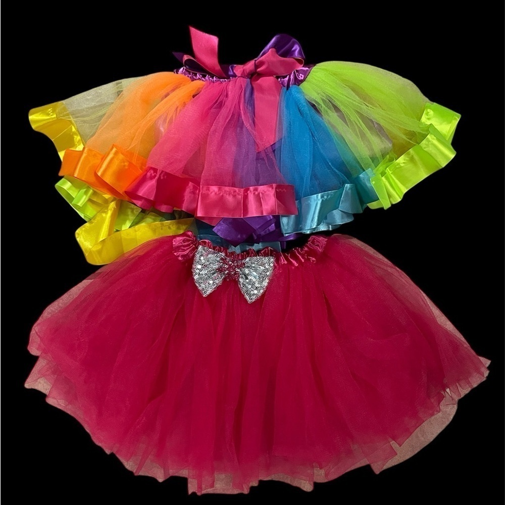 2 PK SIZE 3T LITTLE GIRLS TUTU’S GENTLY WORN